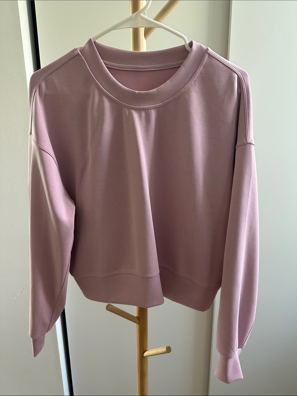 lululemon athletica Dusty Pink Crewneck Softstreme Sweatshirt